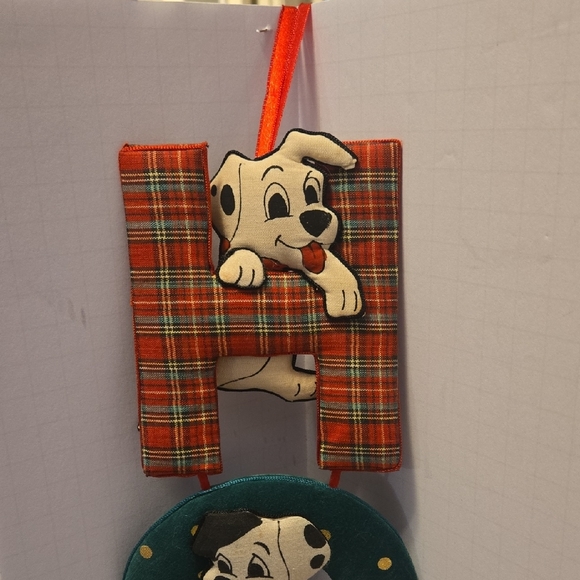 Disney Holiday Decor with Red and Green Accents 101 Dalmations "Ho Ho Ho" - Picture 3 of 8